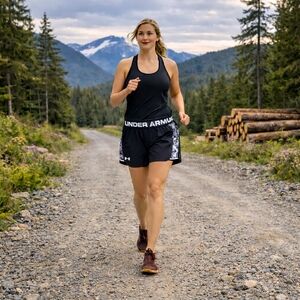 Under Armour Athletic Running Shorts – Size 3X Logo Waistband